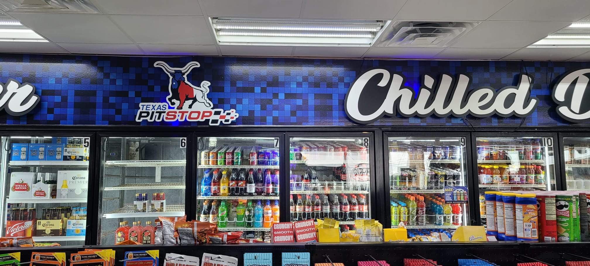 Gas station indoor signage and graphics by Sign Go
