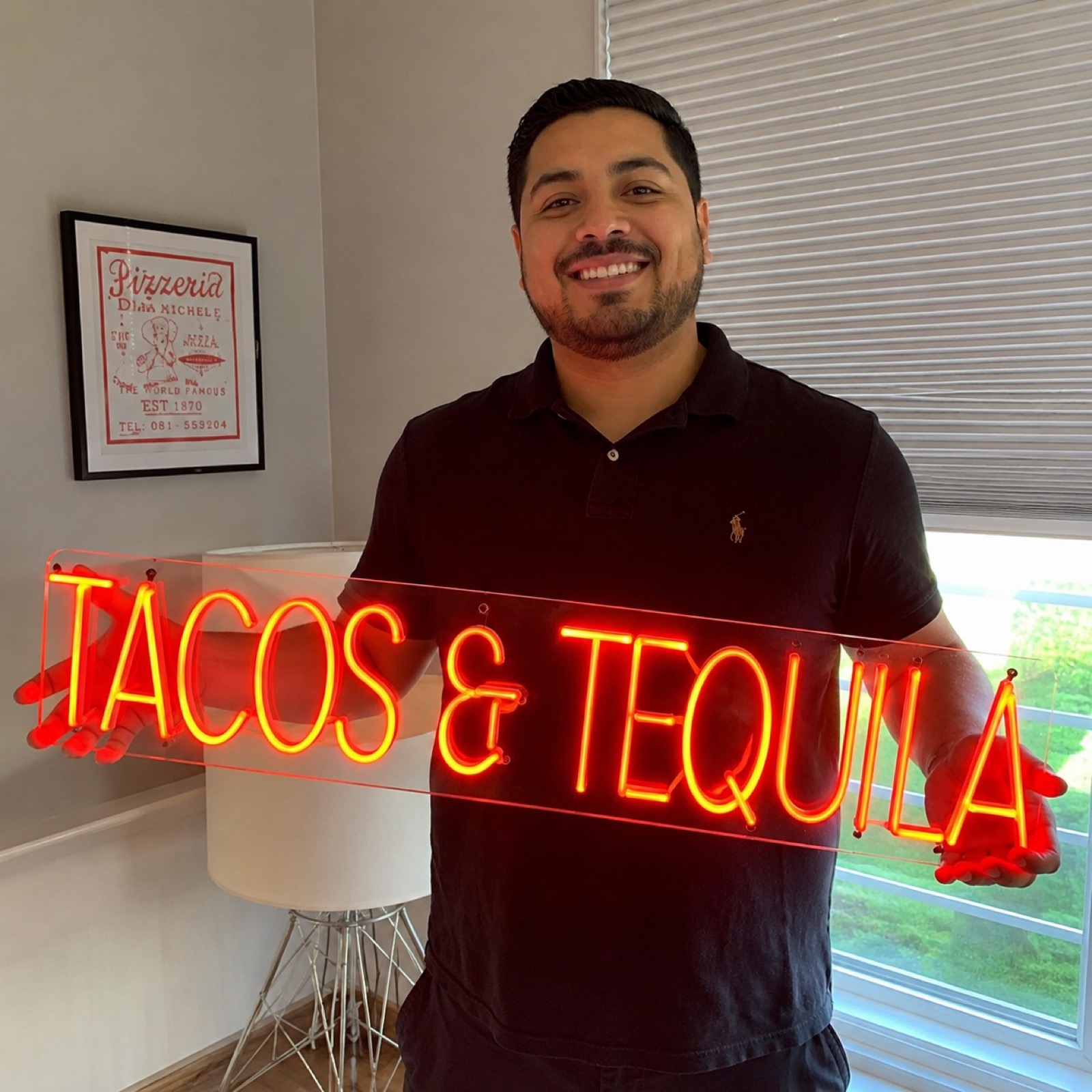 Custom LED neon Tacos & Tequila sign by Sign Go
